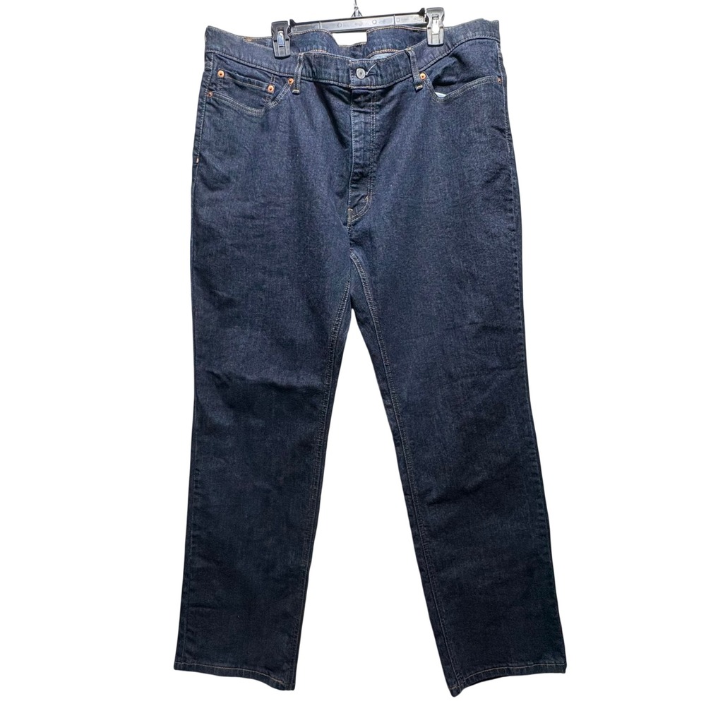 Levis 541 Athletic Taper Jeans Mens Dark Wash Indigo Denim Pants 45x31.5